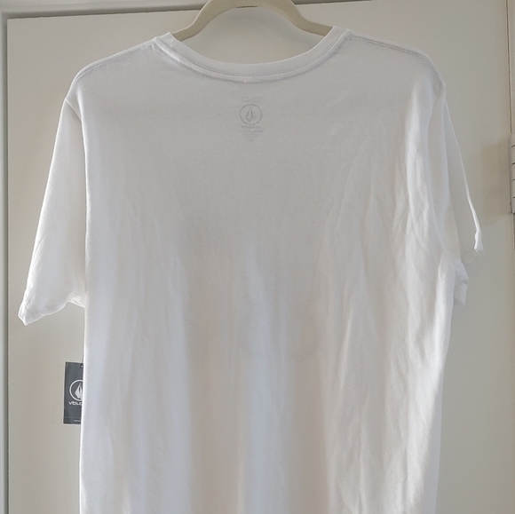 Volcom White Short Sleeve T-Shirt L - Picture 2 of 4